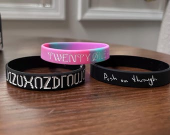 twenty one pilots Silicone Bracelets