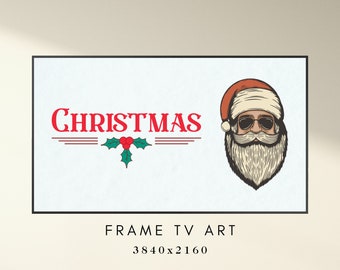 Christmas Frame TV Art - Cool Christmas Text Art for TV - Holiday TV Frame Art - Xmas Frame Tv Art - Farmhouse Frame Tv - Instant Download