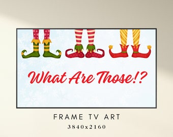 Christmas Frame TV Art - What Are Those Christmas Art for TV - Holiday TV Frame Art - Xmas Frame Tv Art - Funny Frame Tv - Instant Download