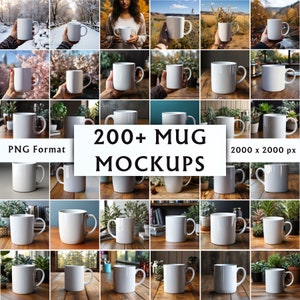 Cover image for 200+ Mug Mockup Photos for Etsy Listing