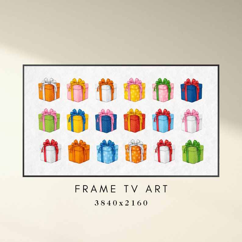 Christmas Frame TV Art Christmas Gifts Art for TV Holiday TV Frame Art