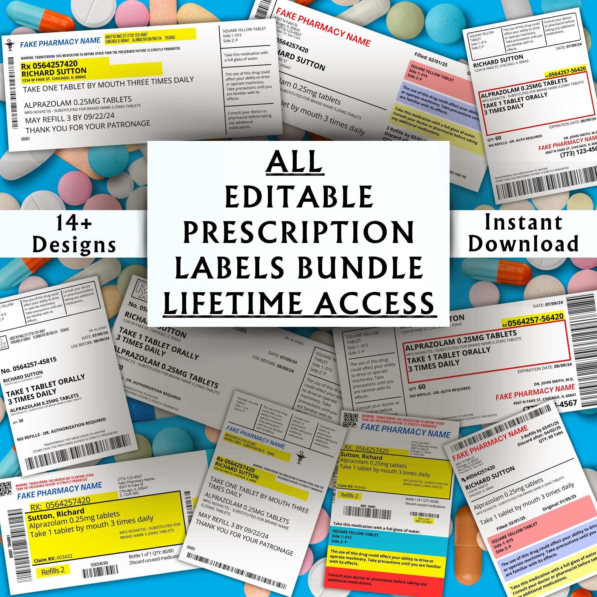 Fake Walgreens Prescription - Etsy fake-walgreens-prescription-etsy