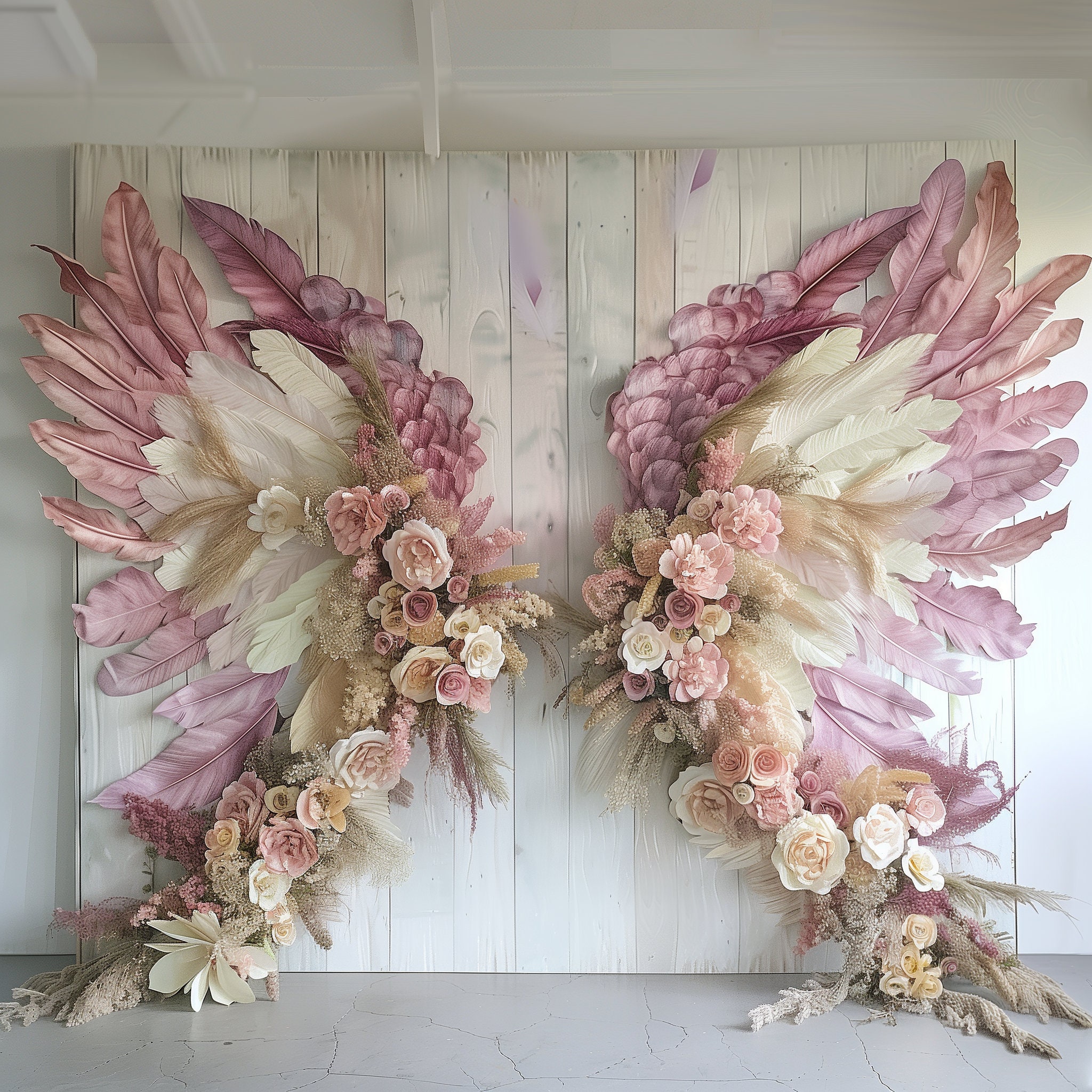 Angel Wings Maternity Digital Backdrops - Maternity Backgrounds ...