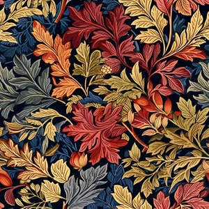 Preview image of a Seamless William Morris Inspired Digital Design Paper