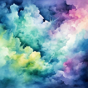 Preview image for 300+ Watercolor Digital Design Papers