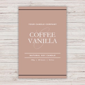 Editable Elegant Luxury Candle Label Templates - Candle Label Design ...