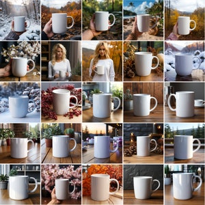 Preview image for 200+ Mug Mockup Photos for Etsy Listing