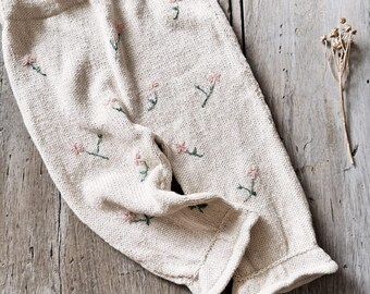 Cotton Knitted Pants "Begoña" - Baby & Kids