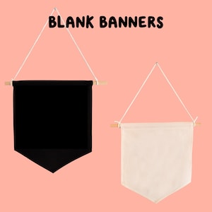 Blank Cotton Banners