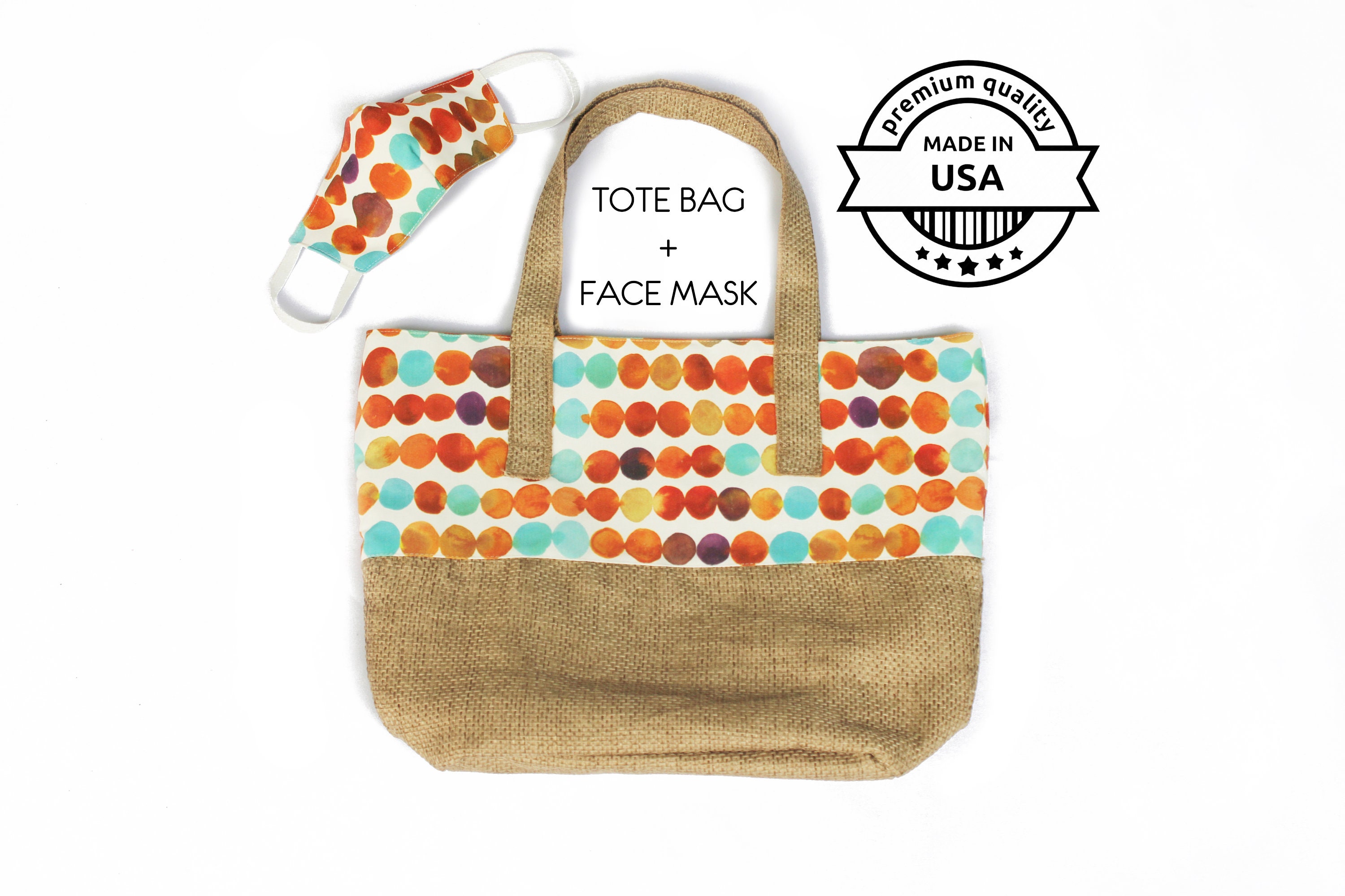 Margarita Bag and Face Mask With Nonwoven Interfacing Filter Etsy UK