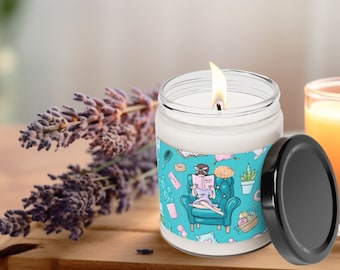 Scented Soy Candle, Boss Mom Gift, Home Office Decor
