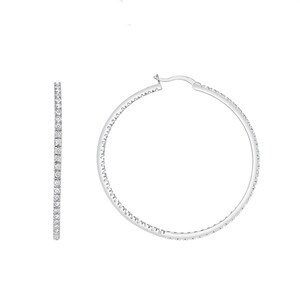 925 Sterling Silver Hoop Earrings