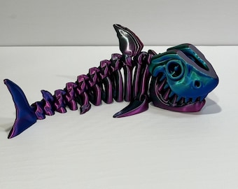 3D printed Flexi Articulated Shark