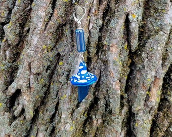 Crystal Mushroom Earrings