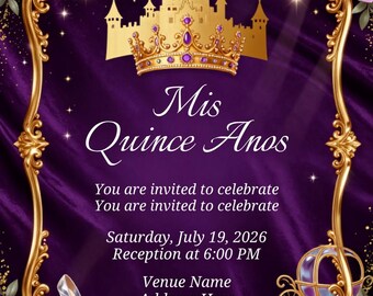 Quinceaño Einladung