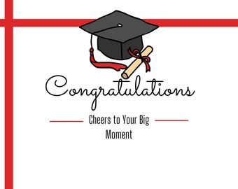 Tarjeta de graduación personalizada: Mensaje de felicitación personalizado