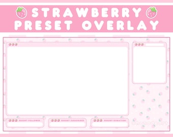Strawberry Preset Overlays
