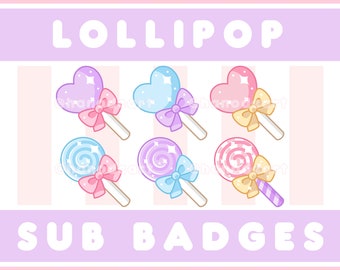 Lollipop Sub/Bit Badges (6 Tiers)