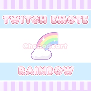 Rainbow Emote (Twitch, Discord, Stream)