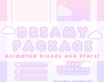 Dreamy - Full Twitch Package (Animated)