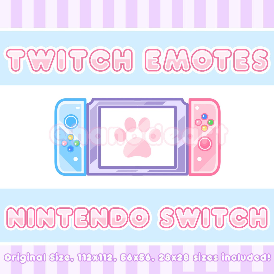 Nintendo Switch Emotes twitch Discord Stream - Etsy