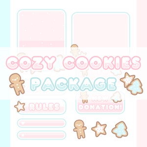 Gemütliche Cookies Thema - volle Twitch Paket (animiert)