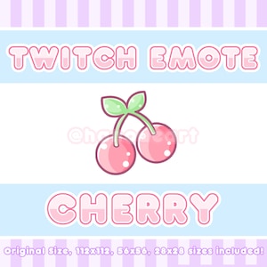 Cherry Emote (Twitch, Discord, Stream)