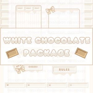 White Chocolate - Full Twitch Package (Animated)