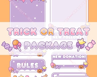 Trick or Treat - Full Twitch Package (Animated)