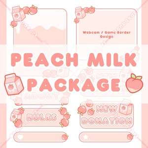 Peach Milk - Full Twitch Package (Animated)