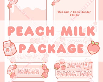 Peach Milk - Full Twitch Package (Animated)