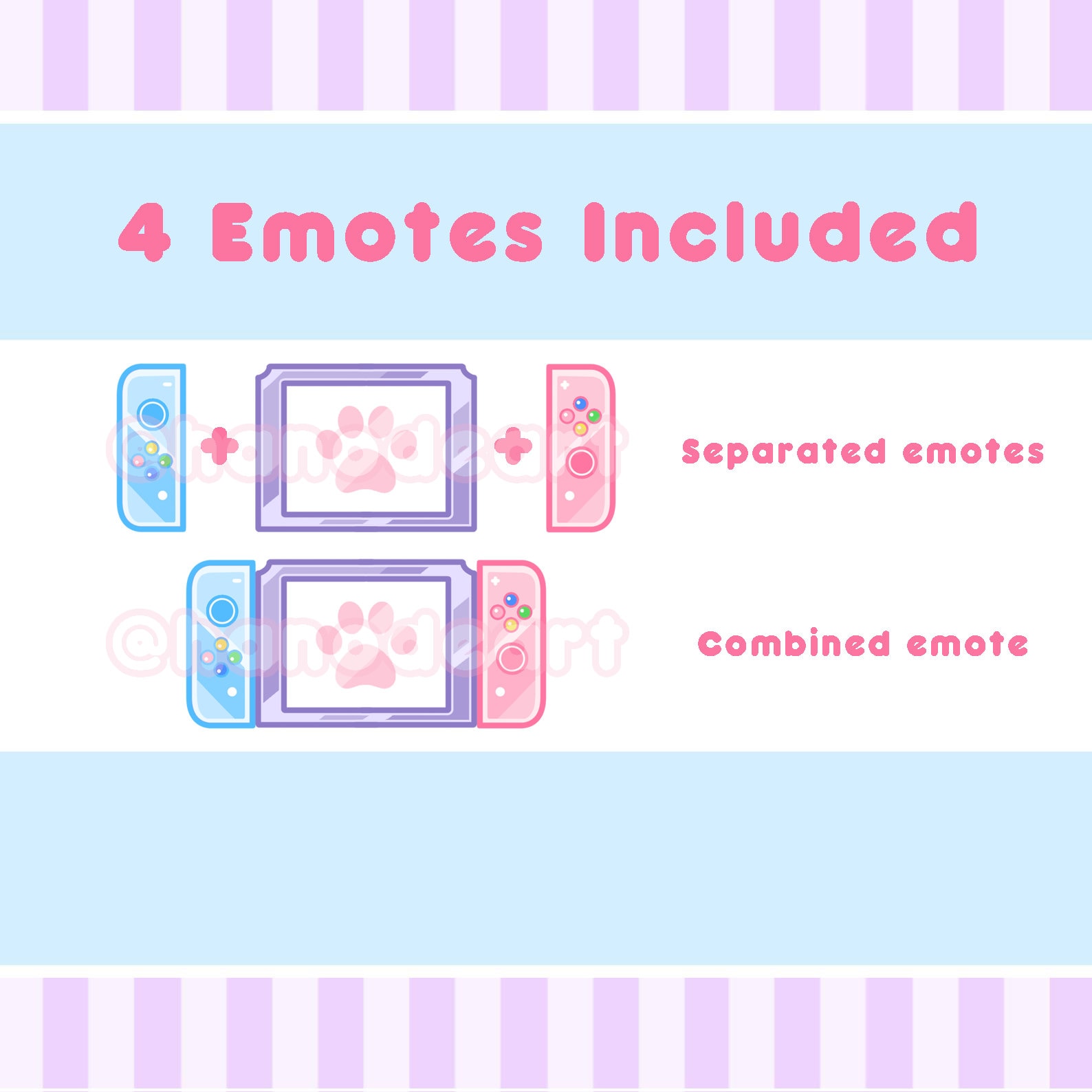 Nintendo Switch Emotes Twitch Discord Stream | Etsy