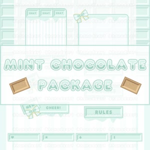 Mint Schokolade - volle Twitch Paket (animiert)