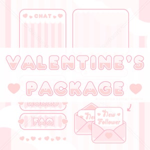 Valentine's Theme - Full Twitch Package (Animated)