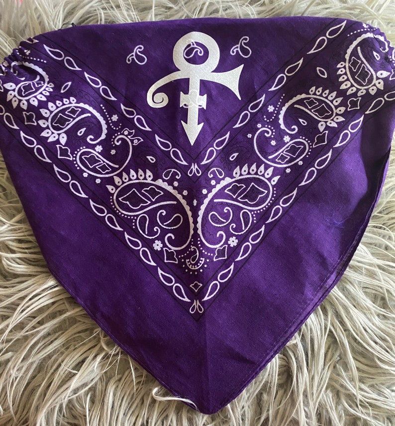 Prince Symbol Bandanna Face Covering  Unisex Washable image 0