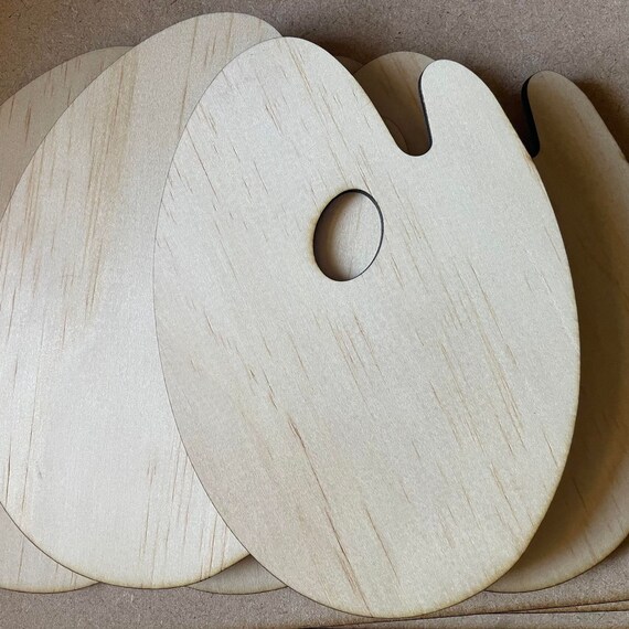 Mini Paint Palettes for Kids 3mm Plywood Laser Cut Etsy Australia