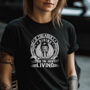 Biker girl T Shirt gift for mom mother, Girl Biker Living Shirt, Girl Biker Life Shirt, Female Biker Tee, Motorcycle Shirt, Motorcycle Tee