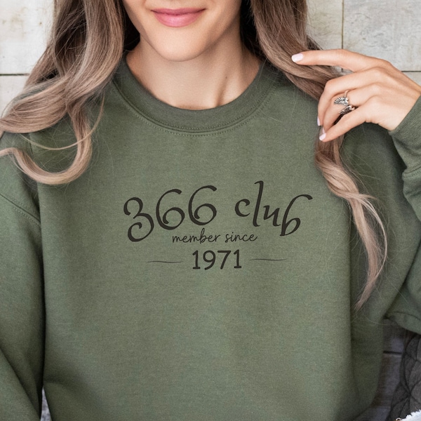 Personalized Leap Year sweatshirt for a Leaper Gift, Custom 366 Club Sweater gift for Leaper,  Born February 29 Crew gift