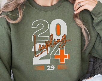 Leap Year sweatshirt for a Leapling Gift, 2024 Sweater gift for Leaper,  Born February 29 gift, 366 Crew, 29 Crew, Born to be different