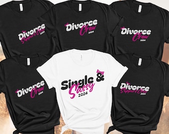 Personalized Divorce Party Shirt, Sarcastic Feminist Gift, Campfire Group