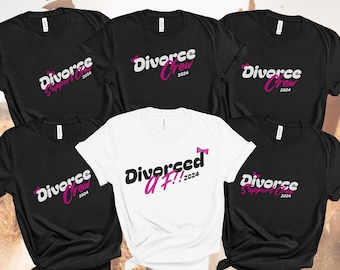 Personalized Divorce Party Shirt, Funny Feminist Gift, Group Matching