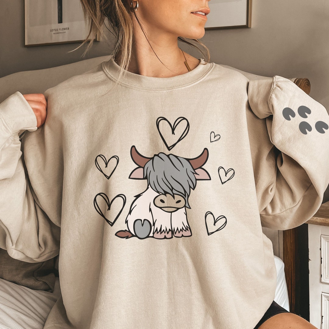 I'd Much Rather Be Around Cows All Day Sweatshirt main image 0
