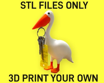 3D-Druck Ihrer eigenen Pelikan-Schlüsselhalter STL-Dateien - Ideal für New Orleans Pelikane Fans & DIY-Enthusiasten 3D-druckbare Pelikan-Schlüsselhalter