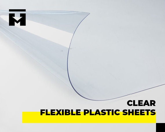Acetate Sheets Clear Heavy Duty 240 Micron Extra Thick Plastic PVC