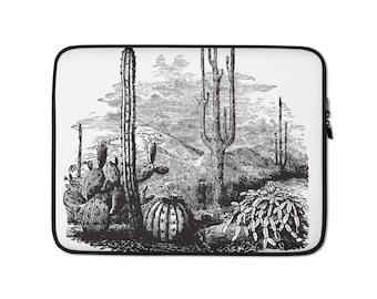 Laptop Case, Computer Case, Desert Laptop Sleeve | Midwest Laptop Case, Southwest, Computer Bag, Comp Sleeve, Cactus, Protective, Gifts