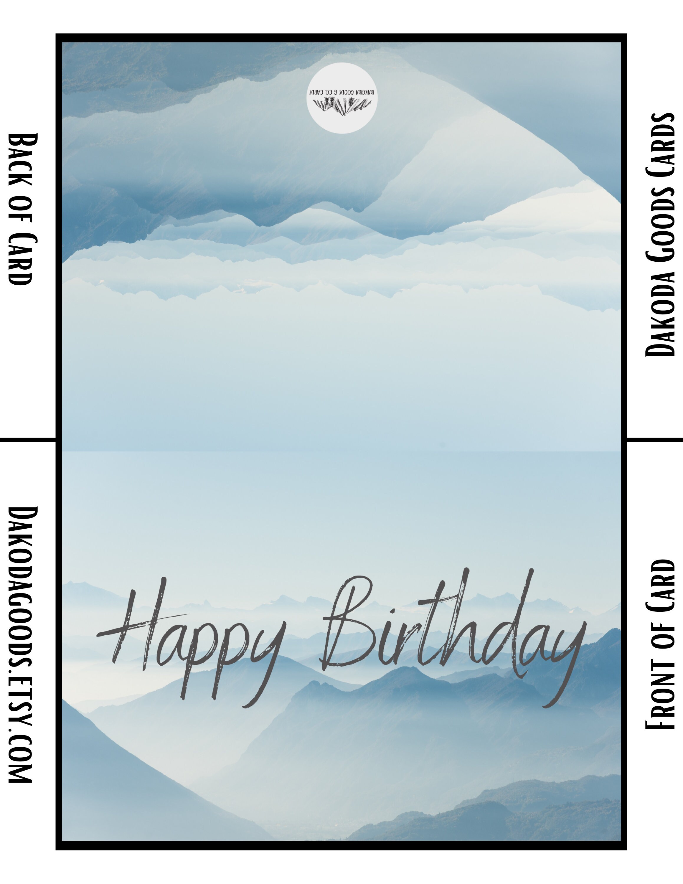 Birthday Card Printable Instant Download Card for Birthday Man Woman - Etsy