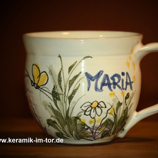 Tasse, Namenstasse, Kaffeetasse, Weihnachten, Geschenk, handbemalt, Freundin, Freund, individualisierbar