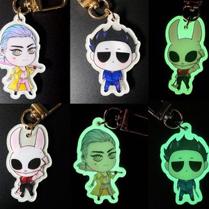 DBD | Dead By Daylight | Cute Spooky Glow in the Dark Keychains