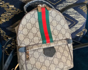 gucci leather backpack purse