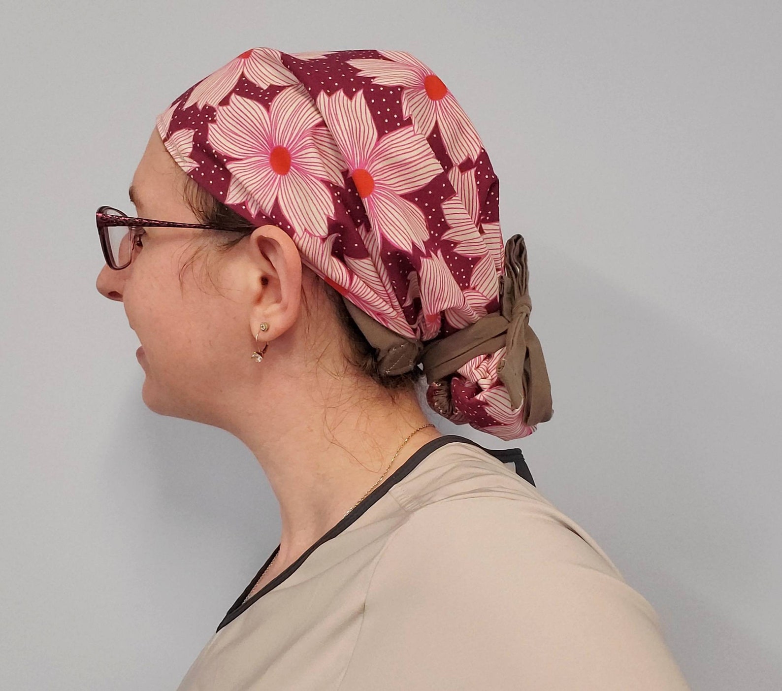 Nurses Scrub Caps Washable Adjustable FREE SHIPPING Etsy